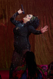 Sasha Trajik-Mole performs at Palace Ipswich Live in Concert Drag Show<br> <sup>©</sup>James Troi
