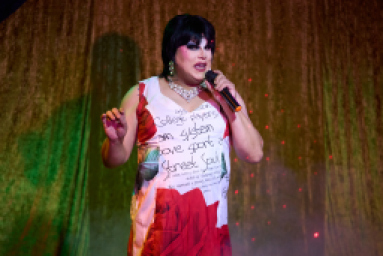 Dame Martini Fernando Ice performs at Palace Ipswich Live in Concert Drag Show<br> <sup>©</sup>James Troi