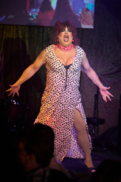 Martini Fernando Ice performs at Palace Ipswich's Rocktober Drag show.<br> <sup>©</sup>James Troi
