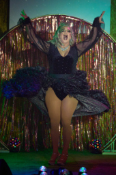 Iona Toyboy performs to 'I Will Go On Without You' by Donna Summer at Palace Ipswich's Disco Fever Drag Show - May 10, 2025<br> <sup>©</sup>James Troi