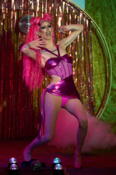 Tealy performs at Palace Ipswich's Disco Fever Drag Show - May 10, 2025<br> <sup>©</sup>James Troi